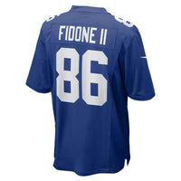 Thomas Fidone II New York Giants Football Jersey, Royal Sportswear Jersey Shirt, Lightweight Breathable Athletic Jersey, Casual Gift for Men