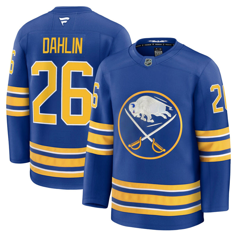 Rasmus Dahlin Buffalo Sabres Hockey Jersey, Royal Premium Home Sportswear Jersey Shirt, Long Sleeve Hockey Sweater Jersey, Casual Gift for Men