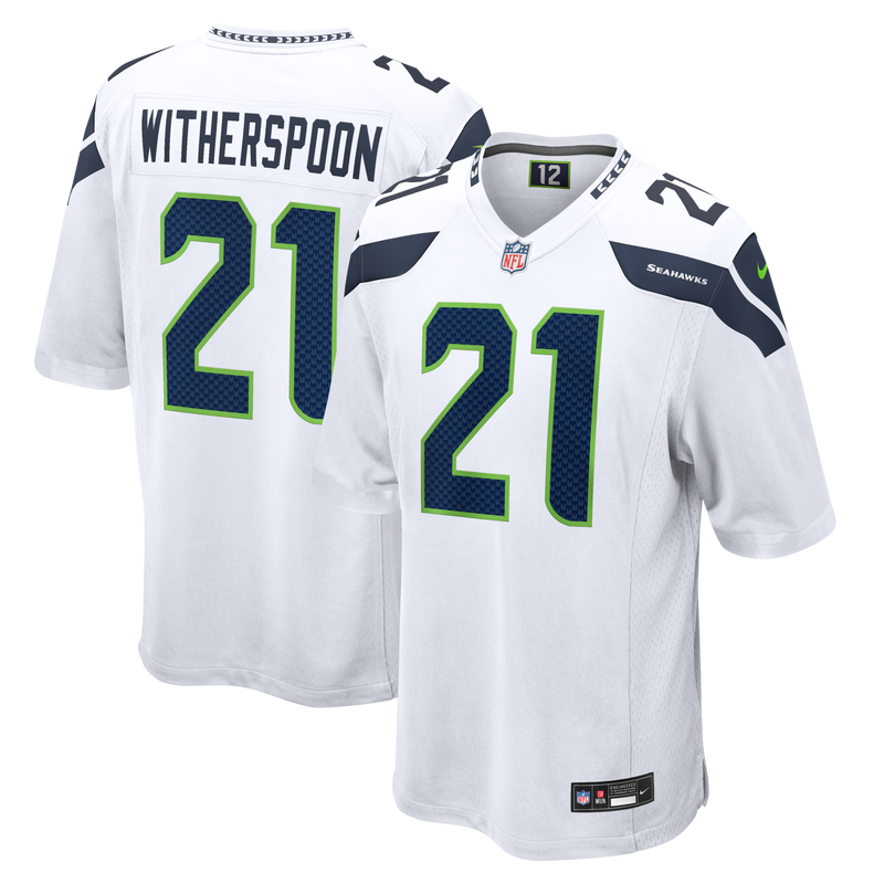 Devon Witherspoon Seattle Seahawks Football Jersey, White Sportswear Jersey Shirt, Lightweight Breathable Athletic Jersey, Casual Gift for Men