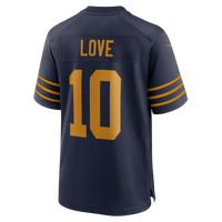 Jordan Love Green Bay Packers Football Jersey, Navy Game Sportswear Jersey Shirt, Lightweight Breathable Athletic Jersey, Casual Gift for Men