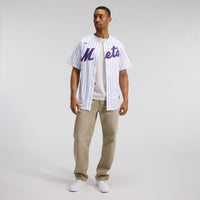 New York Mets Baseball Jersey, White Sportswear Jersey Shirt, Lightweight Breathable Athletic Jersey, Casual Gift for Men, Style 202658072