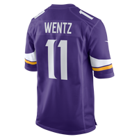 Carson Wentz Minnesota Vikings Football Jersey, Purple Game Sportswear Jersey Shirt, Lightweight Breathable Athletic Jersey, Casual Gift for Men