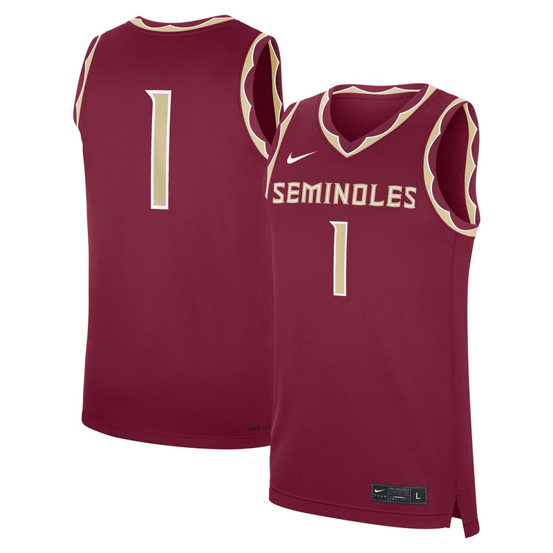 Florida State Seminoles Football Jersey, Garnet Replica Sportswear Jersey Shirt, Lightweight Breathable Athletic Jersey, Casual Gift for Men