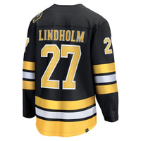 Hampus Lindholm Boston Bruins Hockey Jersey, Black Breakaway Sportswear Jersey Shirt, Long Sleeve Hockey Sweater Jersey, Casual Gift for Men