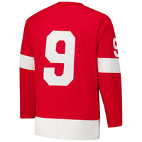 Gordie Howe Detroit Red Wings Hockey Jersey, Hockey Sportswear Jersey Shirt, Long Sleeve Hockey Sweater Jersey, Casual Gift for Men