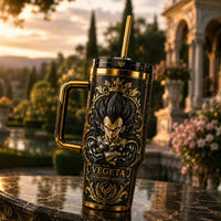 Royal Crest - Vegeta in Gold, Black and Stillness