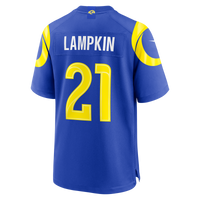 Cam Lampkin Los Angeles Rams Football Jersey, Royal Game Sportswear Jersey Shirt, Lightweight Breathable Athletic Jersey, Casual Gift for Men