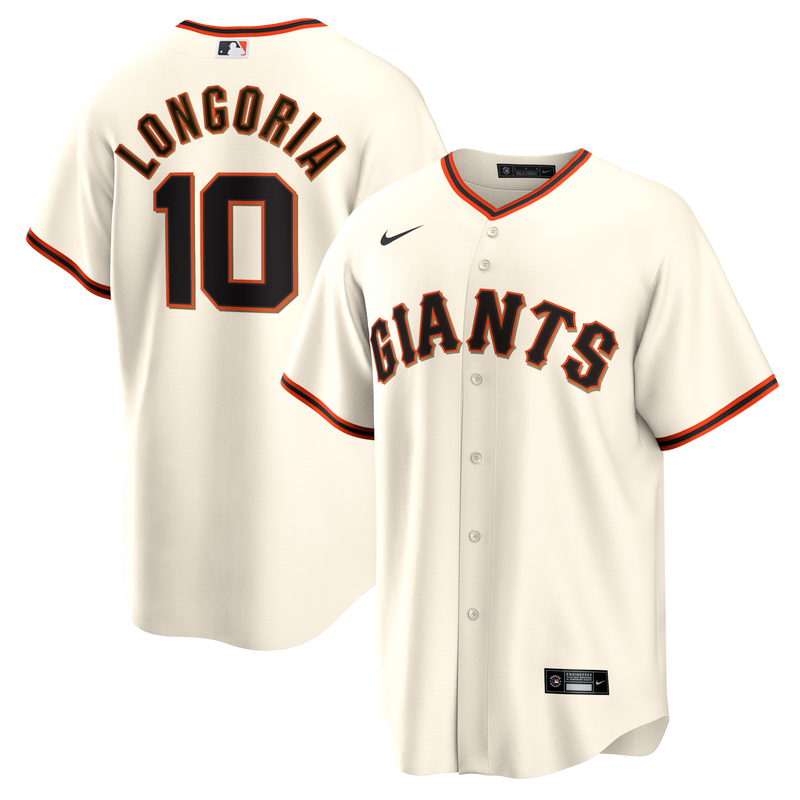 Evan Longoria San Francisco Giants Baseball Jersey, Cream Sportswear Jersey Shirt, Lightweight Breathable Athletic Jersey, Casual Gift for Men