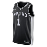 Victor Wembanyama San Antonio Spurs Basketball Jersey, Black Sportswear Jersey Shirt, Sleeveless Athletic Tank Jersey, Casual Gift for Men