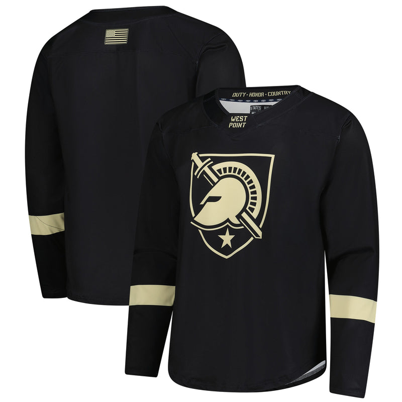 Army Black Knights Hockey Jersey, Replica Sportswear Jersey Shirt, Long Sleeve Hockey Sweater Jersey, Casual Gift for Men