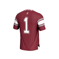Fordham Rams Football Jersey, Maroon Fashion Lightweight Sportswear Jersey Shirt, Lightweight Breathable Athletic Jersey, Casual Gift for Men