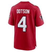 Jahan Dotson Atlanta Falcons Football Jersey, Red Game Sportswear Jersey Shirt, Lightweight Breathable Athletic Jersey, Casual Gift for Men