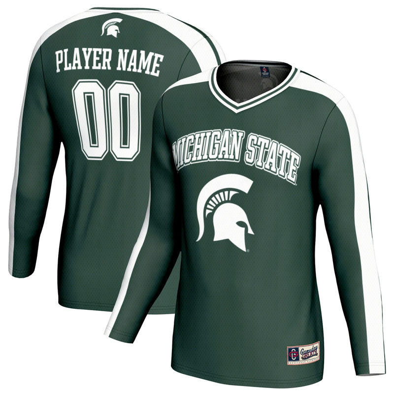 Michigan State Spartans Volleyball Jersey, Sportswear Jersey Shirt, Lightweight Breathable Athletic Jersey, Casual Gift for Men, Style 203494818