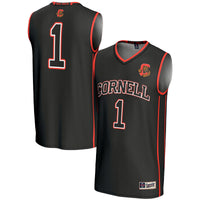 Cornell Big Red Basketball Jersey, Black Lightweight Sportswear Jersey Shirt, Sleeveless Athletic Tank Jersey, Casual Gift for Men
