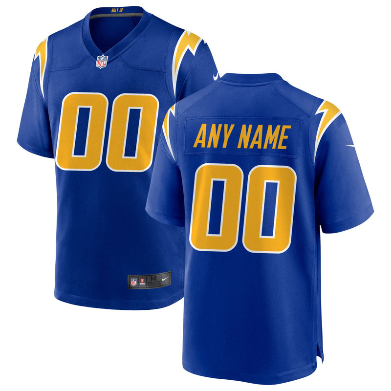 Los Angeles Chargers Football Jersey, Royal Game Alternate Sportswear Jersey Shirt, Lightweight Breathable Athletic Jersey, Casual Gift for Men