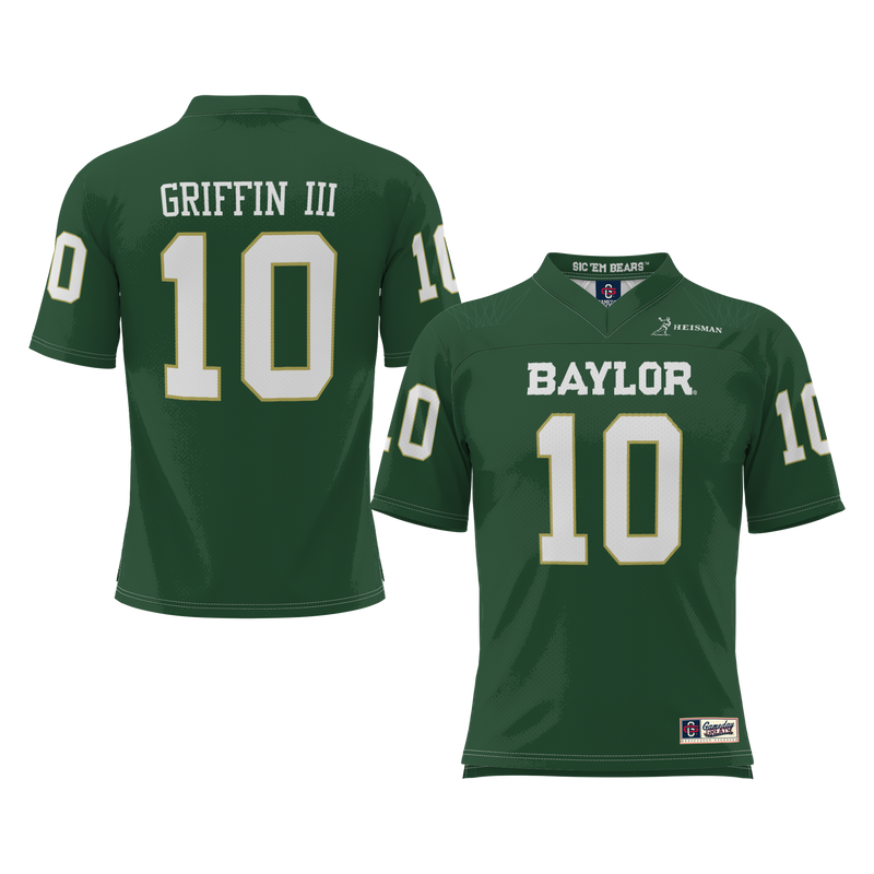 Baylor Bears Football Jersey, Green Sportswear Jersey Shirt, Lightweight Breathable Athletic Jersey, Casual Gift for Men, Style 200987073