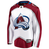 Colorado Avalanche Hockey Jersey, White Breakaway Away Sportswear Jersey Shirt, Long Sleeve Hockey Sweater Jersey, Casual Gift for Men