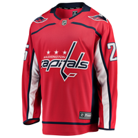 Jordan Kyrou Washington Capitals Hockey Jersey, Red Breakaway Sportswear Jersey Shirt, Long Sleeve Hockey Sweater Jersey, Casual Gift for Men