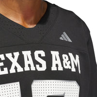 Texas A&M Aggies Football Jersey, Black Alternate Sportswear Jersey Shirt, Lightweight Breathable Athletic Jersey, Casual Gift for Men