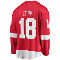 Andrew Copp Detroit Red Wings Hockey Jersey, Breakaway Home Sportswear Jersey Shirt, Long Sleeve Hockey Sweater Jersey, Casual Gift for Men