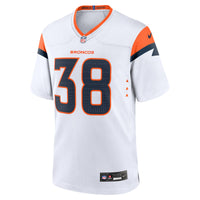 Jaleel McLaughlin Denver Broncos Football Jersey, White Sportswear Jersey Shirt, Lightweight Breathable Athletic Jersey, Casual Gift for Men