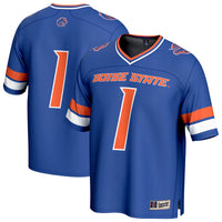 Boise State Broncos Collegiate Football Jersey, Royal Sportswear Jersey Shirt, Lightweight Breathable Athletic Jersey, Casual Gift for Men