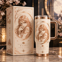 Quiet Bloom - Nami and the Sakura Ring Tumbler