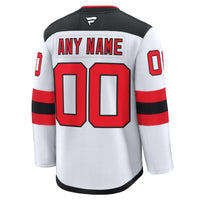 New Jersey Devils Hockey Jersey, White Premium Sportswear Jersey Shirt, Long Sleeve Hockey Sweater Jersey, Casual Gift for Men, Style 202055712
