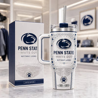 PSU White Out - Crystal-Lit Ivory Tumbler Composition