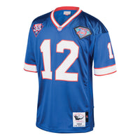 Jim Kelly Buffalo Bills Football Jersey, Royal Authentic Sportswear Jersey Shirt, Lightweight Breathable Athletic Jersey, Casual Gift for Men