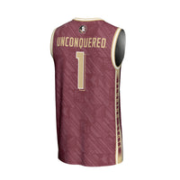 Florida State Seminoles Basketball Jersey, Garnet Sportswear Jersey Shirt, Sleeveless Athletic Tank Jersey, Casual Gift for Men, Style 201346798