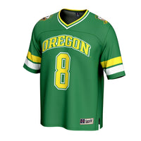 Oregon Ducks Football Jersey, Green Sportswear Jersey Shirt, Lightweight Breathable Athletic Jersey, Casual Gift for Men, Style 202764316