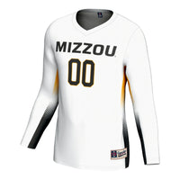 Missouri Tigers Volleyball Jersey, White Sportswear Jersey Shirt, Lightweight Breathable Athletic Jersey, Casual Gift for Men, Style 200672431