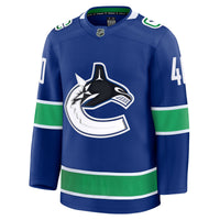 Elias Pettersson Vancouver Canucks Hockey Jersey, Blue Premium Sportswear Jersey Shirt, Long Sleeve Hockey Sweater Jersey, Casual Gift for Men
