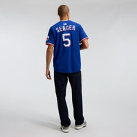 Corey Seager Texas Rangers Baseball Jersey, Royal Limited Sportswear Jersey Shirt, Lightweight Breathable Athletic Jersey, Casual Gift for Men