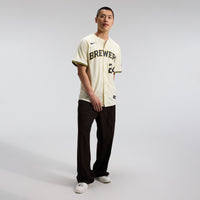 William Contreras Milwaukee Brewers Baseball Jersey, Sportswear Jersey Shirt, Lightweight Athletic Jersey, Casual Gift for Men, Style 202768480