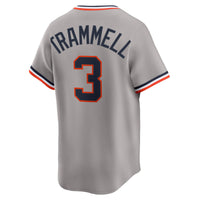 Alan Trammell Detroit Tigers Baseball Jersey, Gray Limited Sportswear Jersey Shirt, Lightweight Breathable Athletic Jersey, Casual Gift for Men