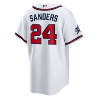 Deion Sanders Atlanta Braves Baseball Jersey, White Replica Sportswear Jersey Shirt, Lightweight Breathable Athletic Jersey, Casual Gift for Men
