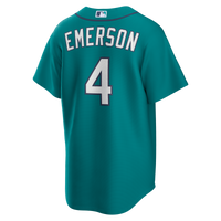 Colt Emerson Seattle Mariners Baseball Jersey, Teal Replica Sportswear Jersey Shirt, Lightweight Breathable Athletic Jersey, Casual Gift for Men