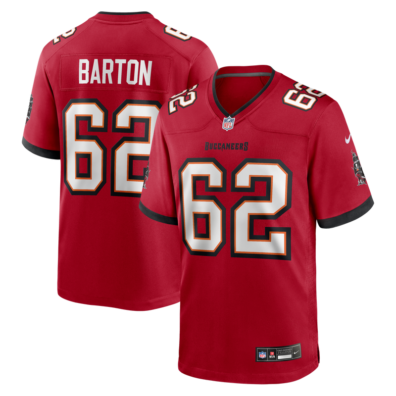 Graham Barton Pick No. 26 Red Player Game Football Jersey, Sportswear Jersey Shirt, Lightweight Breathable Athletic Jersey, Casual Gift for Men