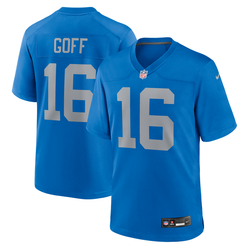 Jared Goff Detroit Lions Football Jersey, Sportswear Jersey Shirt, Lightweight Breathable Athletic Jersey, Casual Gift for Men, Style 200563678