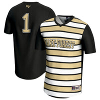 Wake Forest Demon Deacons Soccer Jersey, Black Fashion Sportswear Jersey Shirt, Lightweight Breathable Athletic Jersey, Casual Gift for Men