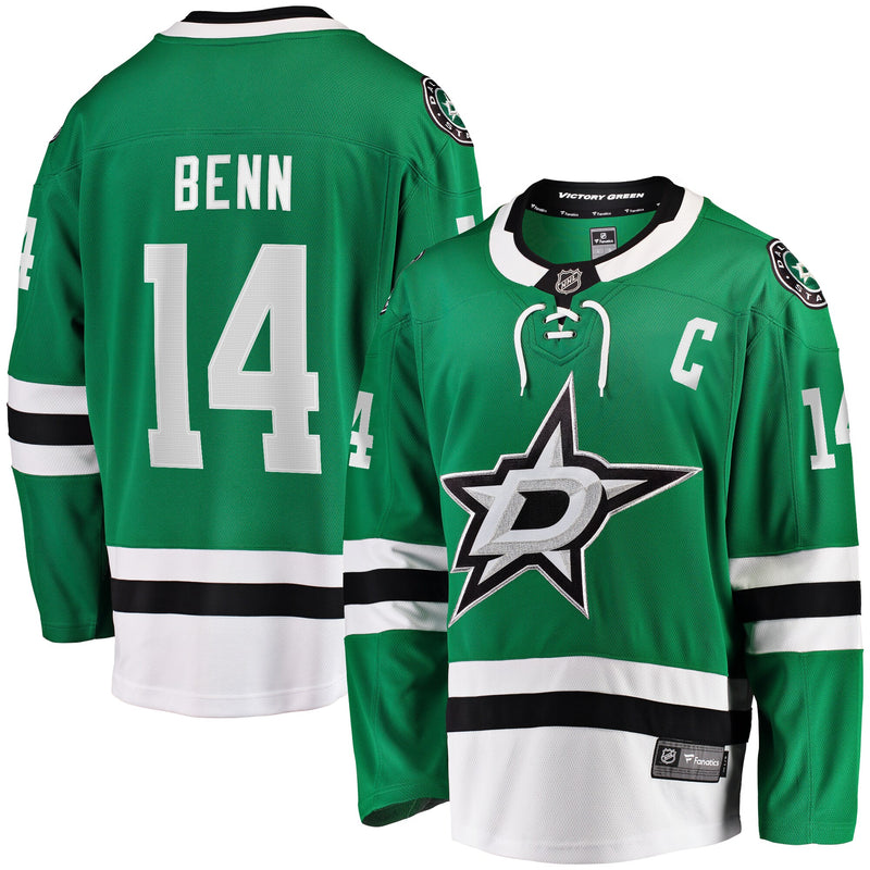 Jamie Benn Dallas Stars Hockey Jersey, Green Breakaway Home Sportswear Jersey Shirt, Long Sleeve Hockey Sweater Jersey, Casual Gift for Men