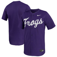 TCU Horned Frogs Baseball Jersey, Purple Limited Sportswear Jersey Shirt, Lightweight Breathable Athletic Jersey, Casual Gift for Men