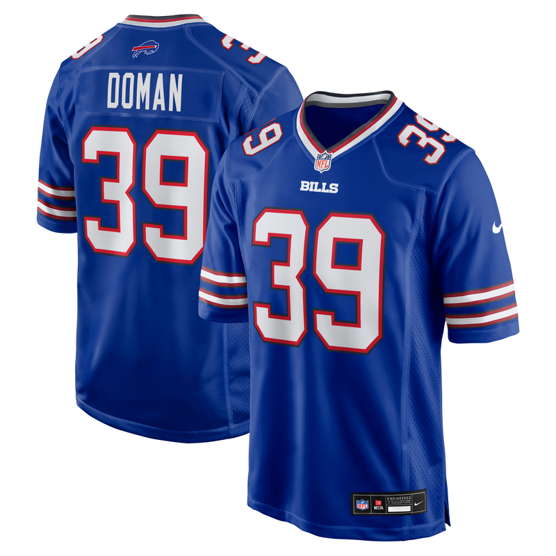 Tommy Doman Buffalo Bills Football Jersey, Royal Game Sportswear Jersey Shirt, Lightweight Breathable Athletic Jersey, Casual Gift for Men