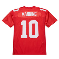 Eli Manning New York Giants Football Jersey, Red Authentic Sportswear Jersey Shirt, Lightweight Breathable Athletic Jersey, Casual Gift for Men