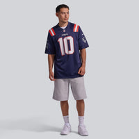 Drake Maye New England Patriots Football Jersey, Navy Game Sportswear Jersey Shirt, Lightweight Breathable Athletic Jersey, Casual Gift for Men