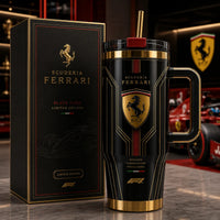 SF in Black and Gold - A Shield-Front Tumbler With Presence