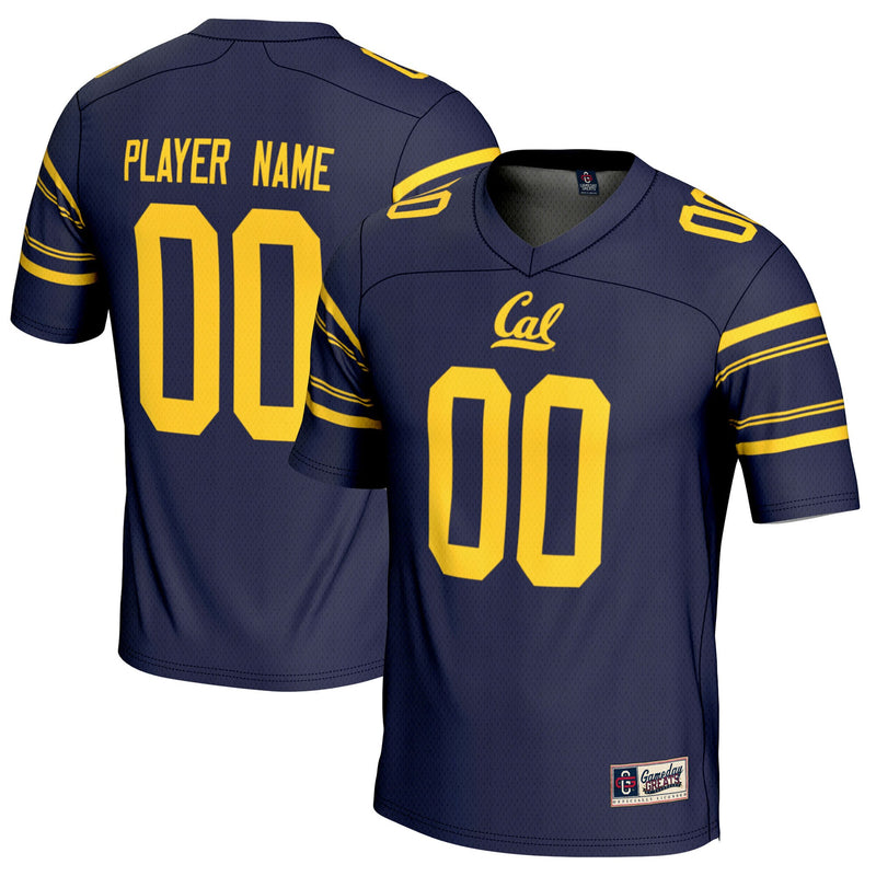 Cal Bears Football Jersey, Navy Sportswear Jersey Shirt, Lightweight Breathable Athletic Jersey, Casual Gift for Men, Style 200425392