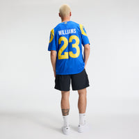 Kyren Williams Los Angeles Rams Football Jersey, Royal Sportswear Jersey Shirt, Lightweight Breathable Athletic Jersey, Casual Gift for Men
